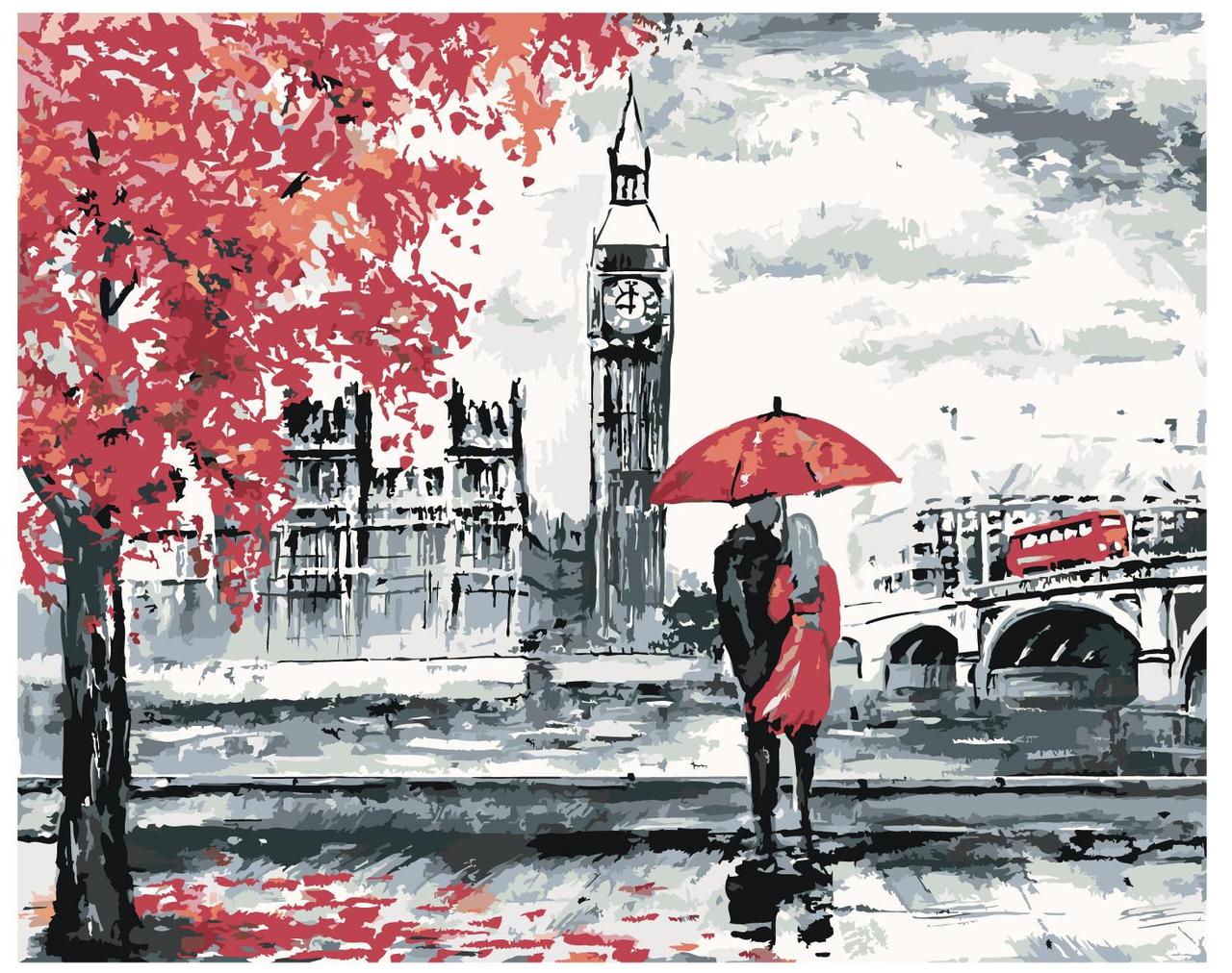 Картина по номерам Романтика в Лондоне 40 x 50 | RO65 | SLAVINA - фото 1 - id-p196790235