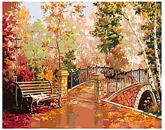 Картина по номерам Осенние краски в парке 40 x 50 | RA226 | SLAVINA