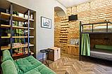 Кровать металлическая  односпальная двухъярусная для хостелов, фото 4