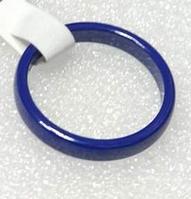 Кольцо керамика 19 Синий 3мм керамическое женское мужское бижутерия