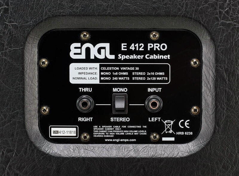 Кабинет ENGL E412VGB-CS Pro Cabinet 4x12 - фото 3 - id-p196800006