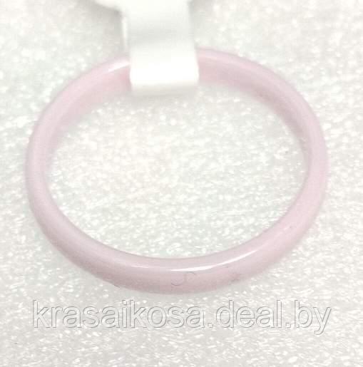 Кольцо керамика 16 Розовый 3 мм керамическое женское бижутерия - фото 1 - id-p167395975