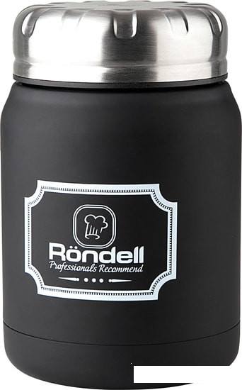 Термос для еды Rondell RDS-942 0.5л (черный) - фото 1 - id-p196800300