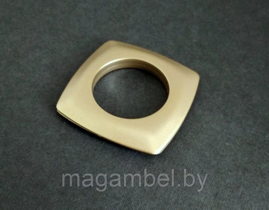 Люверс на один щелчок " Квадро 6"в золоте спокойном