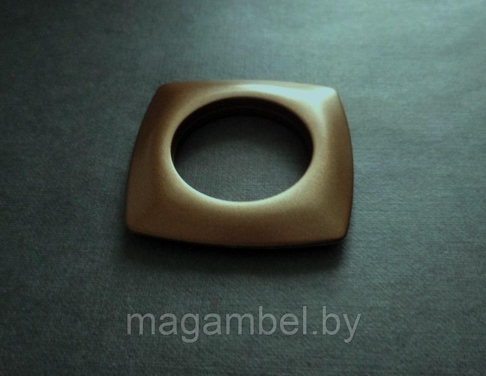 Люверс на один щелчок " Квадро 44"коричневый