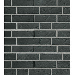 Кирпич клинкерный Faro schwarz-nuanciert, geschiefert