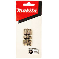 Бита двухсторонняя PH2 45 мм E-form (3 шт) MAKITA (798308-1)