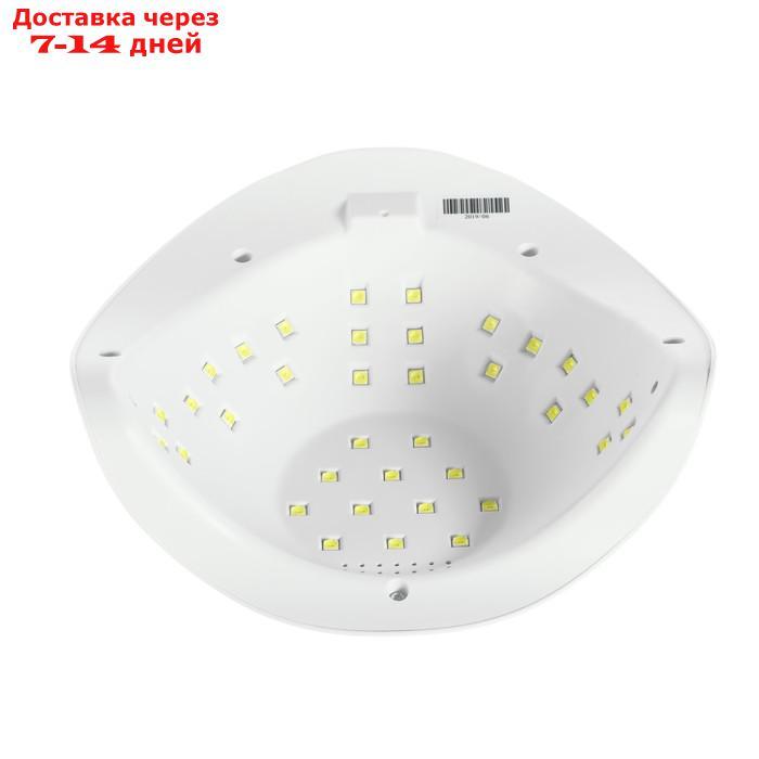 Лампа для гель-лака JessNail SUN X, UV/LED, 54 Вт, таймер 10/30/60 сек, белая - фото 4 - id-p196777151