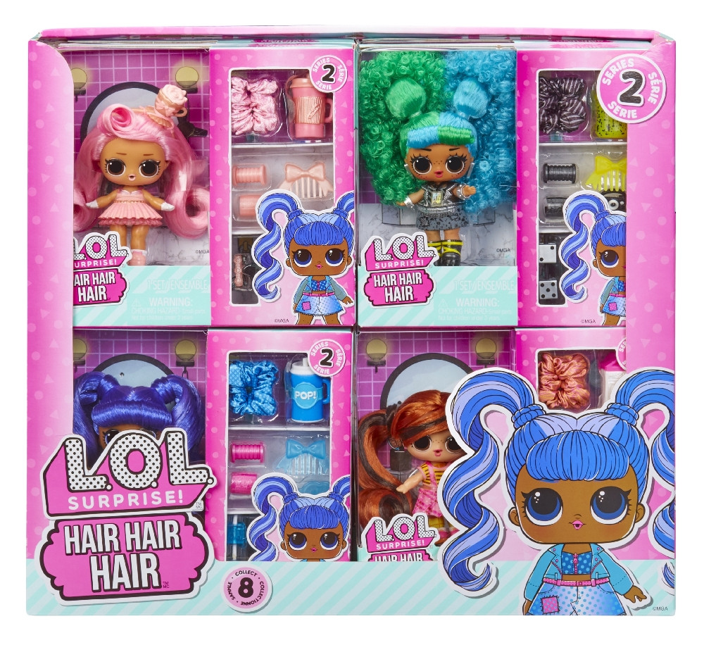 Куклы L.O.L. Кукла LOL Surprise Hair Hair Hair 2 серия PDQ, "Стильные прически" в асс. 584445
