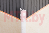 Уголок для плитки (профиль) пластиковый Ideal 10 мм, наружный, 001 белый, 2500 мм