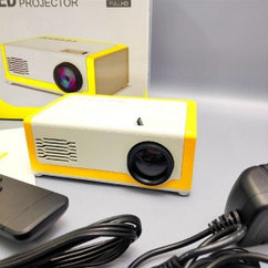 Мультимедийный портативный светодиодныйLEDпроекторMini Projector M1FULL HD 1080p(HDMI, USB, пульт ДУ)
