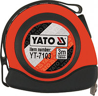 Рулетка с магнитом 5мх19мм (бытовая) "Yato" YT-7105