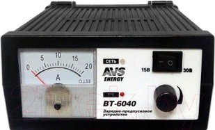 Зарядное устройство для аккумулятора AVS Energy BT-6040 (20A) / A78865S
