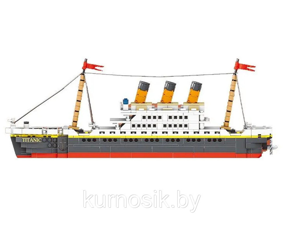 Конструктор K0237 Корабль Титаник, 586 деталей - фото 3 - id-p196812045