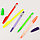 Ручка шариковая синяя на масляной основе "Darvish" корпус цветной с игольчатым стержнем, фото 2