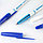 Ручка шариковая синяя "Darvish" корпус белый, фото 2