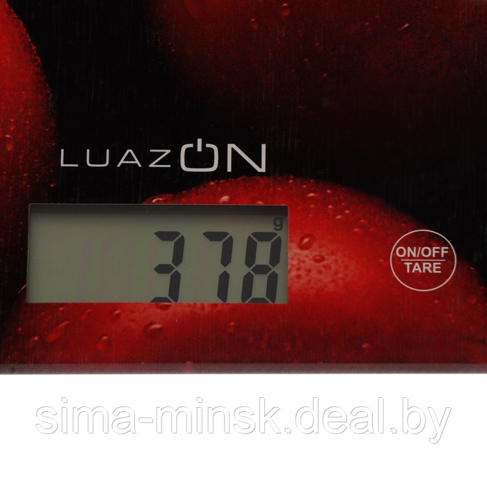 Весы кухонные Luazon LVK-702 "Томаты", электронные, до 7 кг - фото 5 - id-p196821158