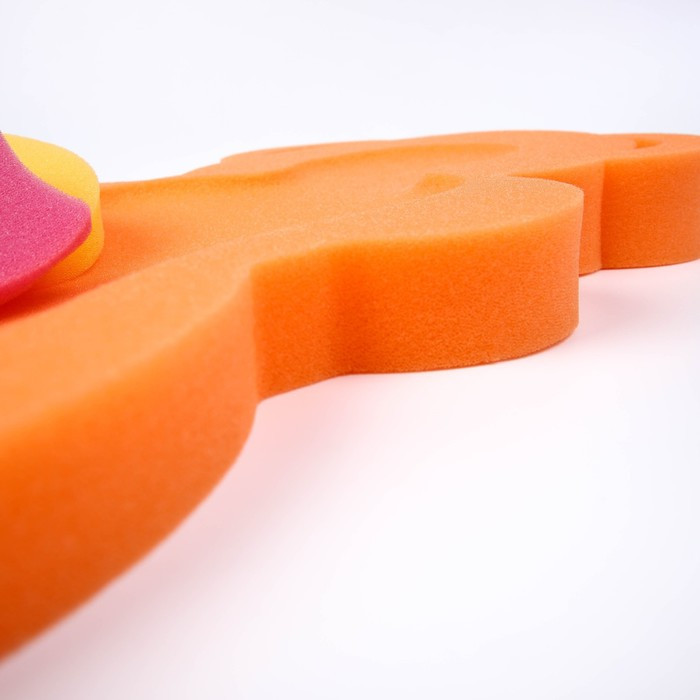Подкладка для купания макси «Мишка», цвет желтый/оранжевый, 55х30х6см - фото 8 - id-p196822393