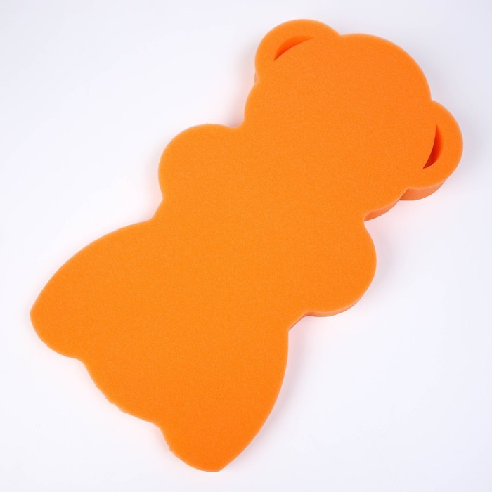 Подкладка для купания макси «Мишка», цвет желтый/оранжевый, 55х30х6см - фото 9 - id-p196822393
