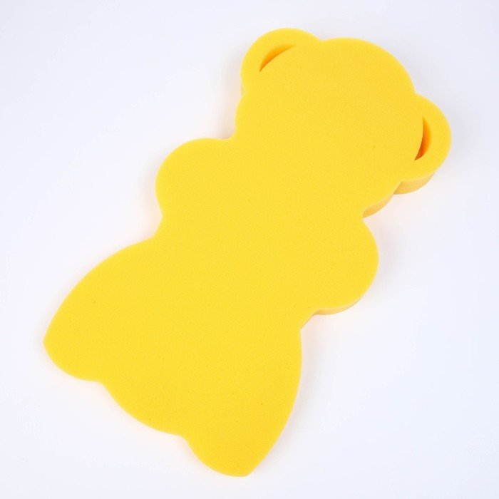 Подкладка для купания макси «Мишка», цвет желтый/оранжевый, 55х30х6см - фото 10 - id-p196822393