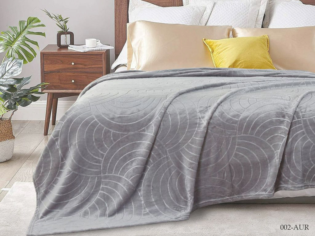 Плед Cleo CL HOME "AURA" велсофт 1,5сп. 150*200 арт. 150/002-AUR