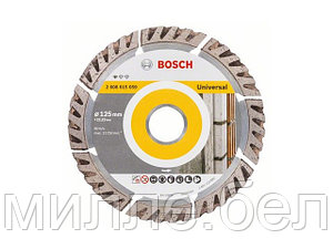 Алмазный круг 125х22 мм универс. сегмент. (10 шт.) Turbo STANDARD FOR UNIVERSAL BOSCH ( сухая резка, уп. 10