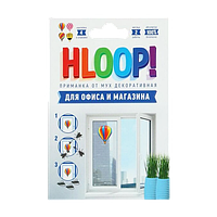 HLOOP! ХЛОП приманка-наклейка от мух декоративная, 4 шт (шары)