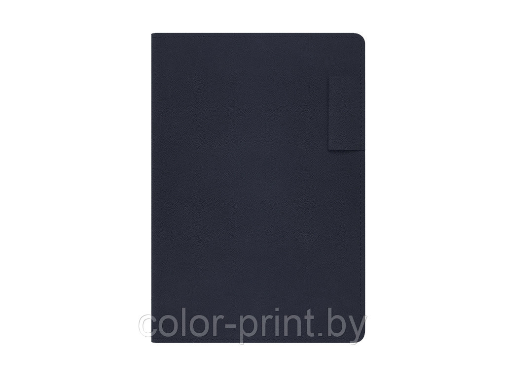 Ежедневник Flexy Tenero Savana A5, синий, недатированный, в гибкой обложке с петлей для ручки