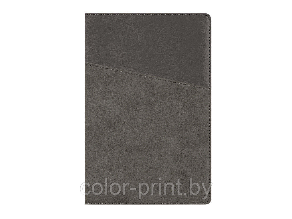 Ежедневник Flexy Smart Porta Nuba Latte A5, серый/темно-серый, недатированный, в гибкой обложке, фото 1