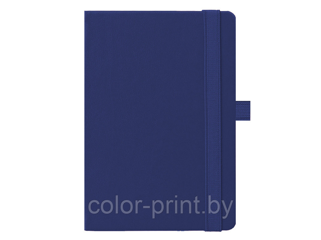 Ежедневник Flexy Line Linen А5, синий/синий,  недатированный, в гибкой обложке
