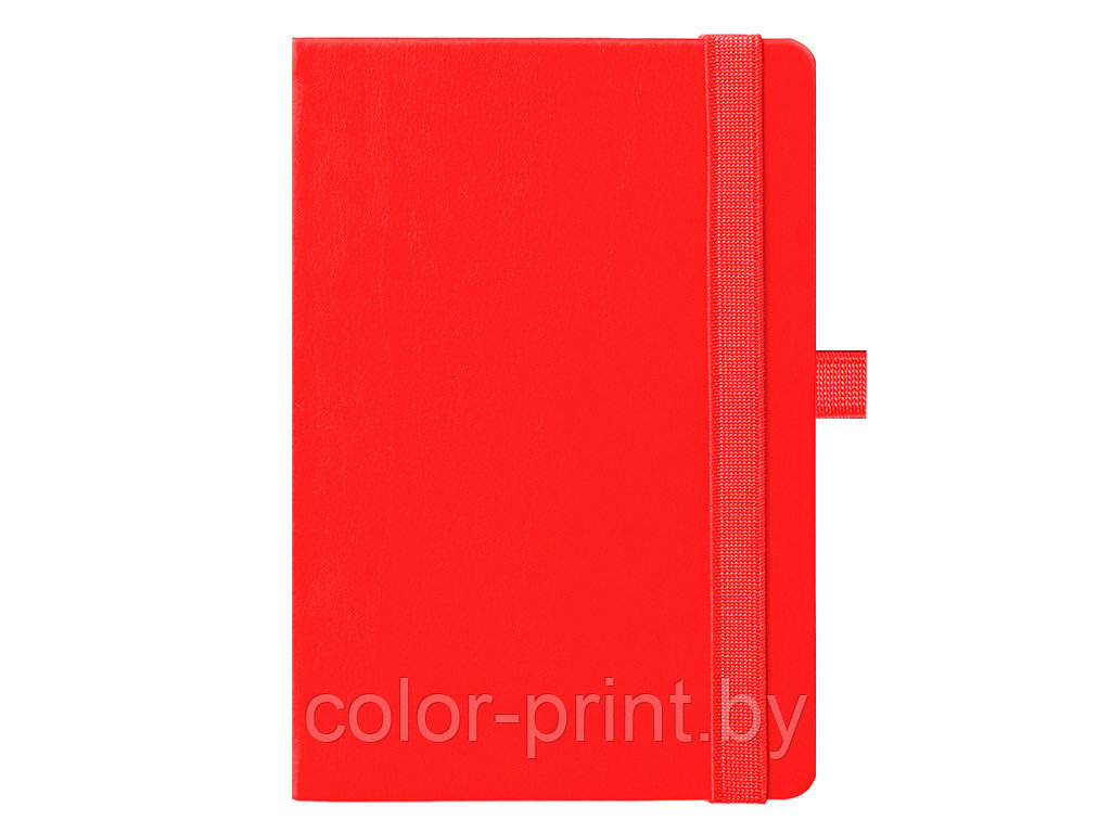 Ежедневник Flexy Line Linen А5, красный/красный,  недатированный, в гибкой обложке
