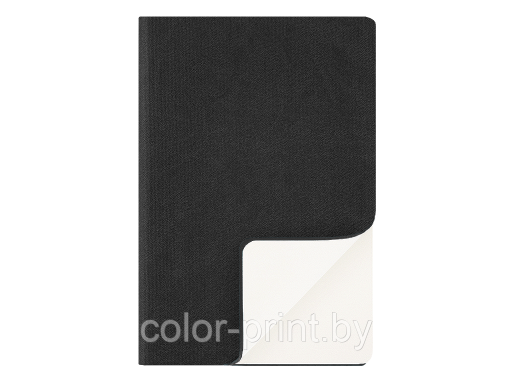 Ежедневник Flexy Sand А5, черный, недатированный, в гибкой обложке, фото 1