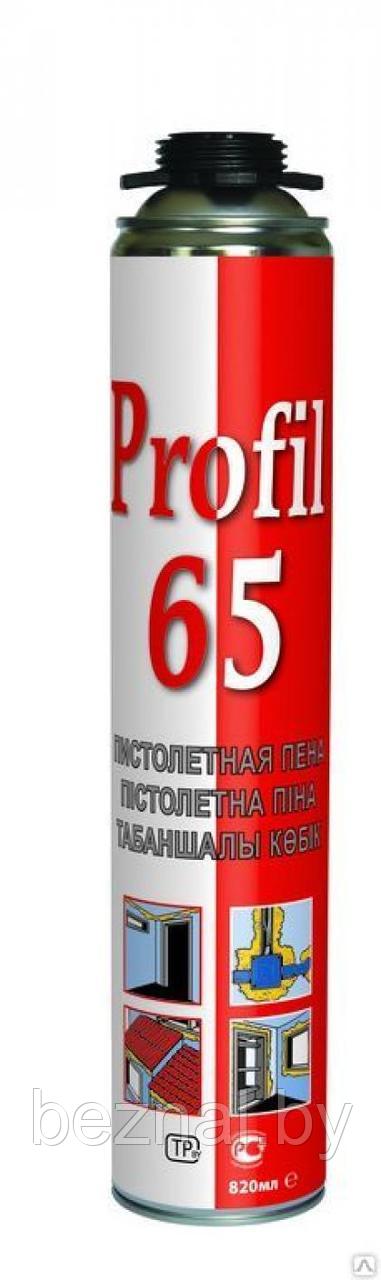 МОНТАЖНАЯ ПЕНА ПИСТОЛЕТНАЯ PROFIL 65 820 МЛ 12 баллонов