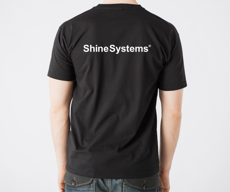 Футболка трикотажная (черная) | Shine Systems | L - фото 2 - id-p164276755