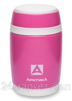 Ark-409-480-pink 480 мл Термос-бочонок бытовой вакуумный для еды Арктика - фото 1 - id-p114056512