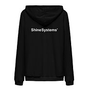 Толстовка черная с логотипом на молнии | Shine Systems | M, фото 2