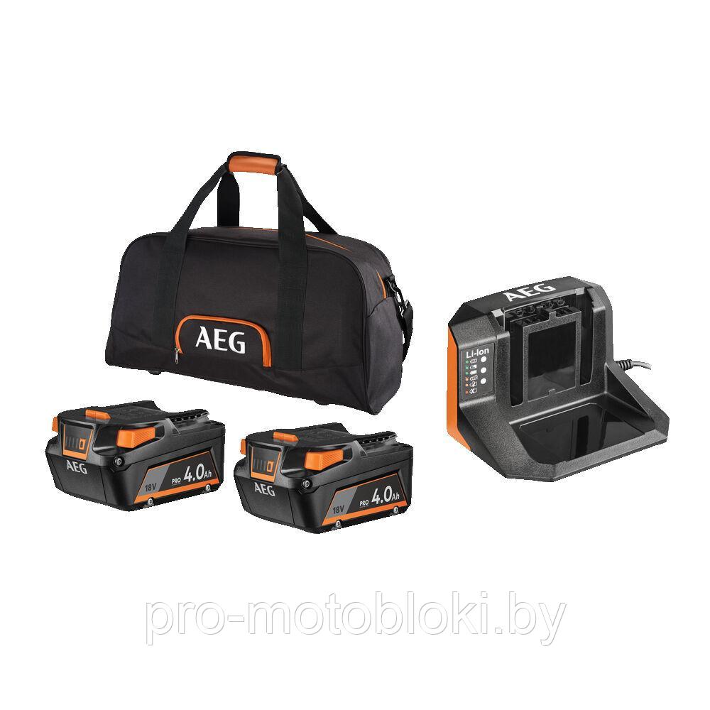 Аккумулятор AEG SETLL1840SLK1 с зарядным устройством (в сумке) - фото 1 - id-p196833606