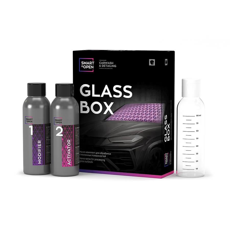 Glass Box - Нано-покрытие для стекол водоотталкивающее| Smart Open | Комплект - фото 3 - id-p184728174