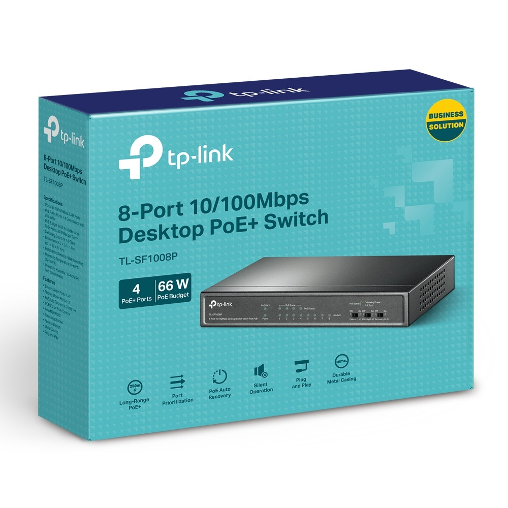 Коммутатор TP-Link TL-SF1008P v7 - фото 5 - id-p196842388