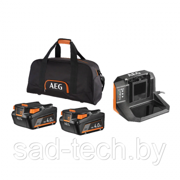Аккумулятор AEG SETLL1840SLK1 с зарядным устройством (в сумке) - фото 1 - id-p196842361