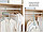 Вешалка для одежды для экономии места в шкафу - вешалка-органайзер на 9 отверстий - плечики, белый 557109, фото 3