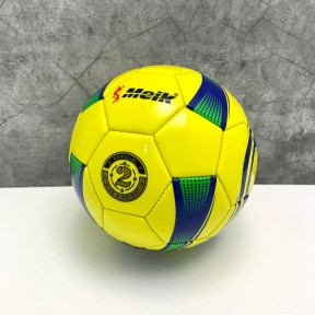 Мяч игровой Meik для волейбола, гандбола, 15 см (детского футбола) Желтый с черным - фото 1 - id-p179021507