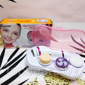 Мультифункциональный массажер уходовый для кожи лица 4 в 1 Мassager Beauty Device АЕ-8286А Розовый - фото 1 - id-p179744843