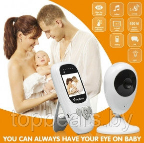 Беспроводная цифровая видео (радио) няня You Can Always Have Your Eye on Baby С ЖК дисплем 2.4 дюйма
