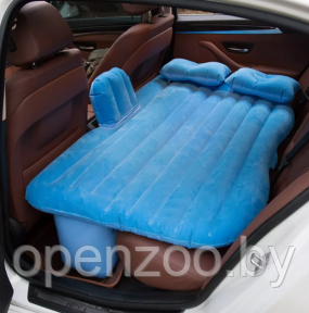 Надувной матрас в машину на заднее сиденье Car Travel Bed 136х80х10 см/Матрас для автомобиля/Насос в комплекте