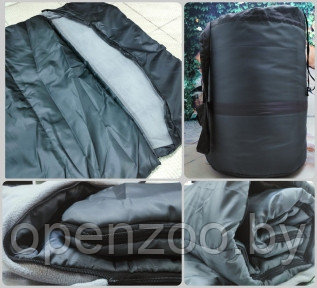 Спальный мешок с подголовником Big Boy одеяло Комфорт (25090, до -20С) РБ, цвет Микс - фото 1 - id-p179086399