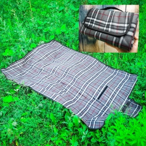 Плед (коврик) складной для пикника с непромокаемой подкладкой, 110х150 см - фото 1 - id-p158903871