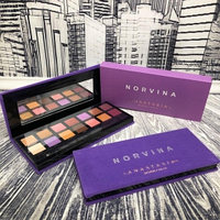 Палетка теней с зеркалом Anastasia Beverly Hills NORVINA, 14 оттенков кисть