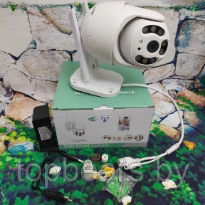 Уличная Wifi 1080P IP 66 Smart камера с микрофоном, ночное видение голосовой сигнал тревоги - фото 1 - id-p179744666