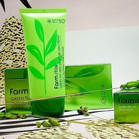 Солнцезащитный увлажняющий крем для кожи лица с семенами зелёного чая FarmStay Green Tea Seed Moisture Sun